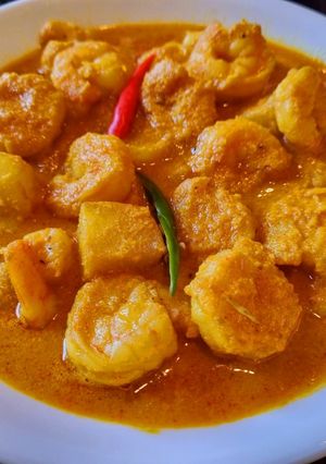 A picture of Shrimp Coconut Korma.