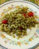 Pasta a la albahaca ©