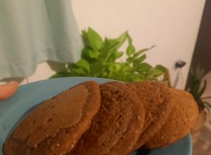 Una foto de Hot cakes integrales, sin huevo ni leche (veganos)