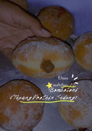 Foto resep Bomboloni (Tepung Protein Sedang)