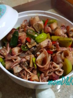 Foto resep Tumis Cumi Asin Petai