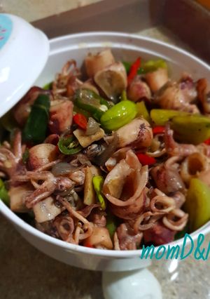 Foto resep Tumis Cumi Asin Petai