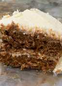 Carrot cake with cream cheese frosting