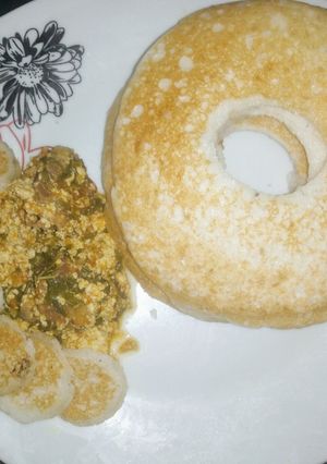 A picture of Sinasir and tofu (awara) sauce.