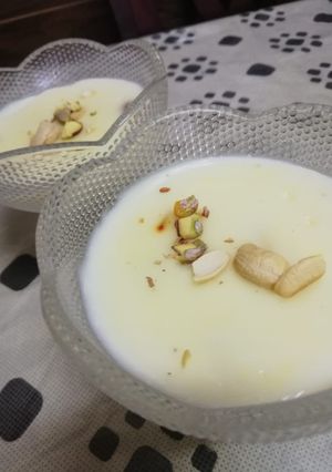صورة لوصفة مهلبية ماء الورد