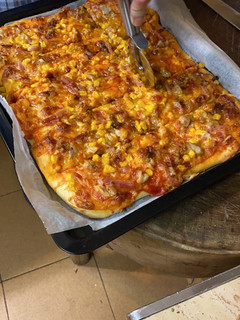 Una foto de Pizza casera