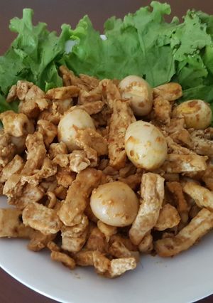 Foto resep Sambal Goreng Tahu Tempe Telur Puyuh
