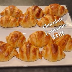 A picture of 🍫🥐Chocolate Croissants🥐🍫.