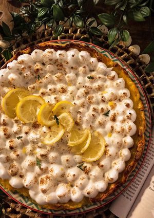 Une photo de Tarte au citron meringuée