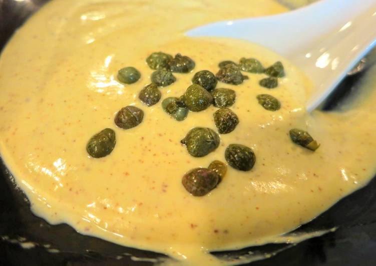 Quick &amp; Easy Brown Mustard Aioli with Capers