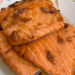 รูปของ Salmon Teriyaki 🍱🍚