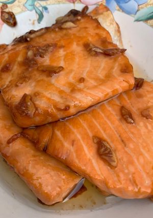 Foto resep Salmon Teriyaki 🍱🍚