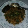 Mi goreng + kacang panjang