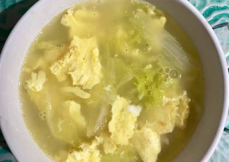 Resep Terbaru Sop Kuah Telur Sawi Yummy Mantul