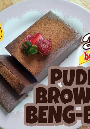 Foto resep Pudding Brownies Beng-beng | no DCC | Tanpa DCC