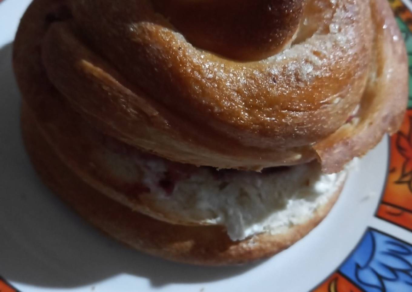 Pan al horno con requesón