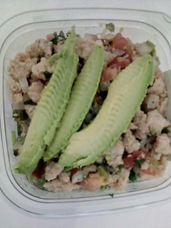 Una foto de Ceviche de soya