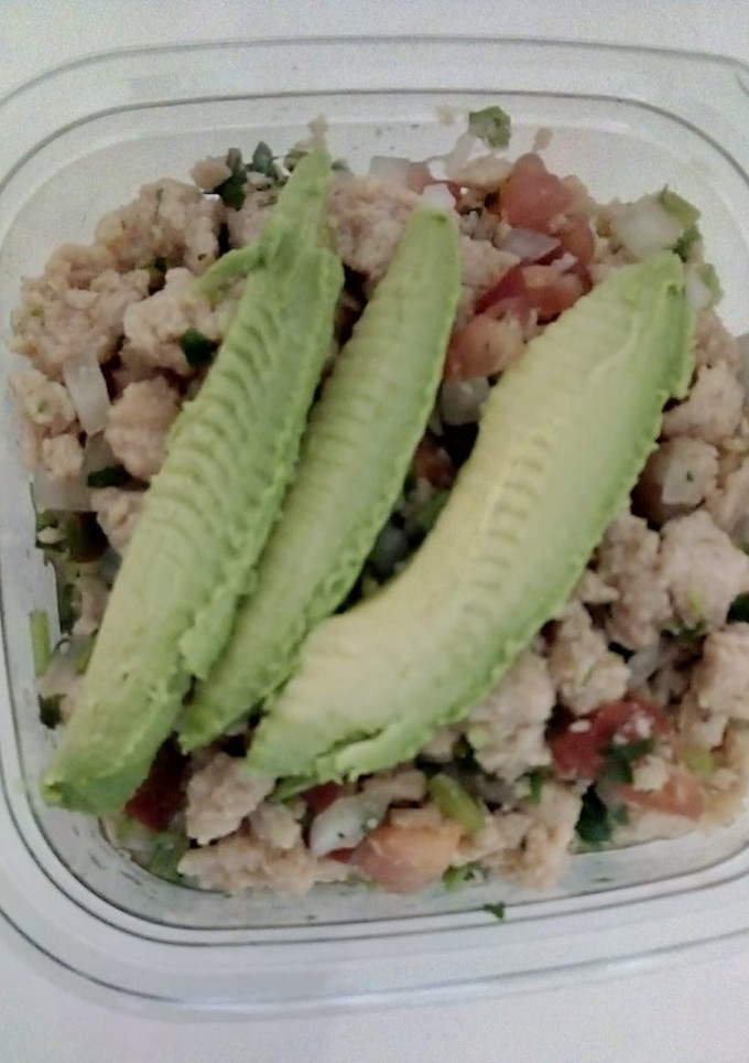 Una foto de Ceviche de soya