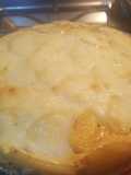 Pastel de papa con jamón y queso