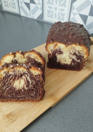 Une photo de Cake marbré 🍫