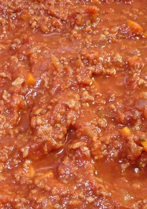 Une photo de Sauce bolognaise (vegan)