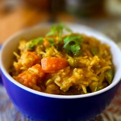 A picture of Sambhar Masala Khichdi.