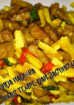 Foto resep Tumis Tempe dan Jagung Muda