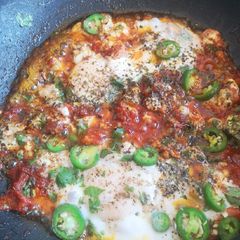 A picture of Anda magaz karahi.