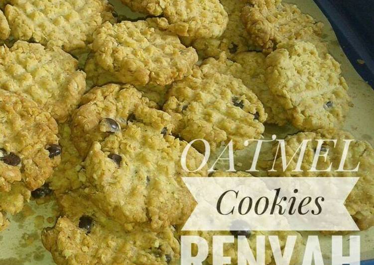 Resep Oatmel cookies renyah banget 👍 Anti Gagal