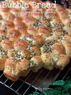 Foto resep Bubble Bread (Topping Garlic)