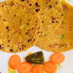 A picture of Sama flour mazza flour mix vegetables paratha# millets.