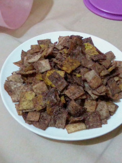 Foto resep Keripik Kulit Pangsit Coklat