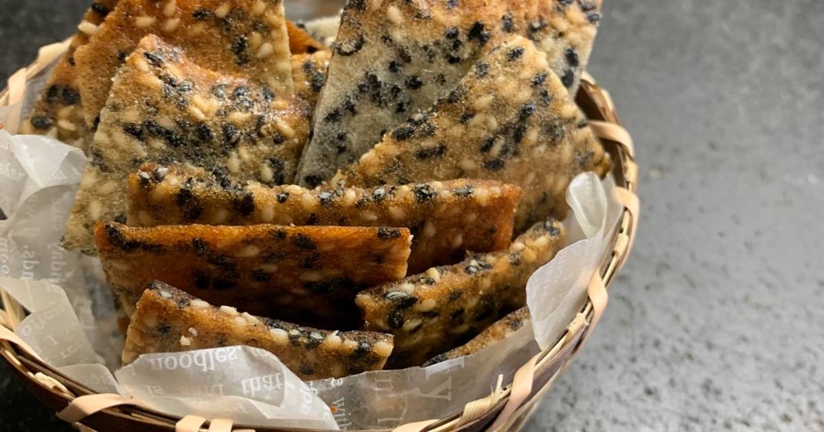 芝麻脆片 Sesame seed tuile 食譜與作法 by raul Cookpad