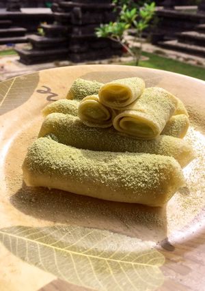 Foto resep Dadar Gulung Greentea Vla