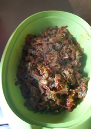 Foto resep Pare teri sambal goreng