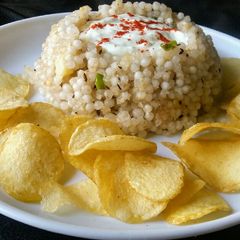 A picture of Sabudana khichdi.