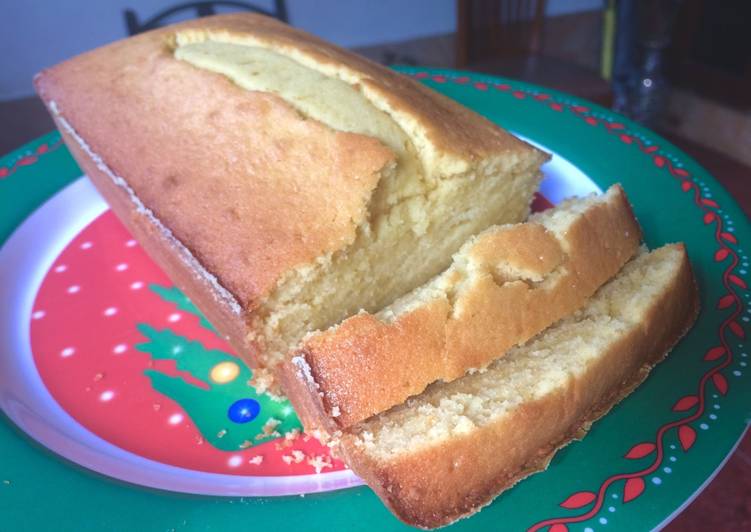 Resep Pound Cake / Butter Cake (Bolu Irit 2 Telur) Anti Gagal