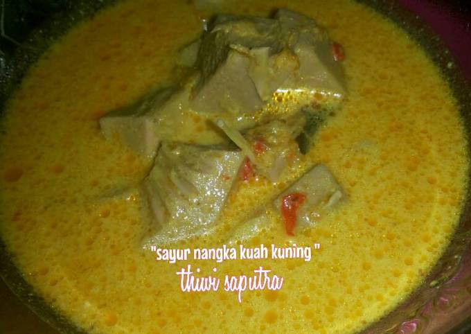 Ternyata ini loh! Resep enak buat Sayur nangka kuah kuning yang enak