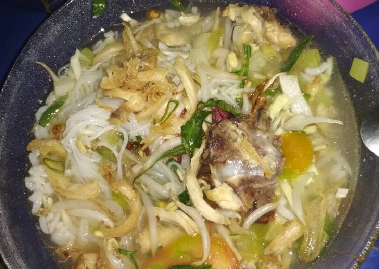 Resep Soto ayam jogja bening mirip soto samping hotel shapire jogja, Laziss