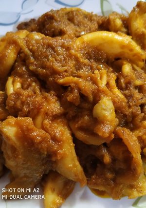 A picture of Squid masala.