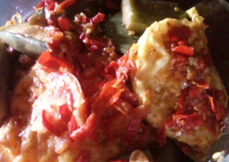 Balado terong telur pedas