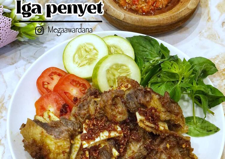 Cara Gampang Menyiapkan Iga penyet, Lezat Sekali