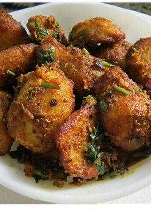 A picture of Fried colocasia.