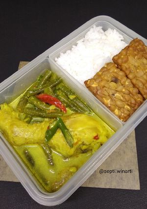 Foto resep Gulai ayam dengan kacang panjang