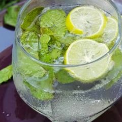A picture of Mint lemonade #EidMeetup.
