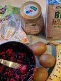 Porridge Vitalité fruits rouges banane kiwi