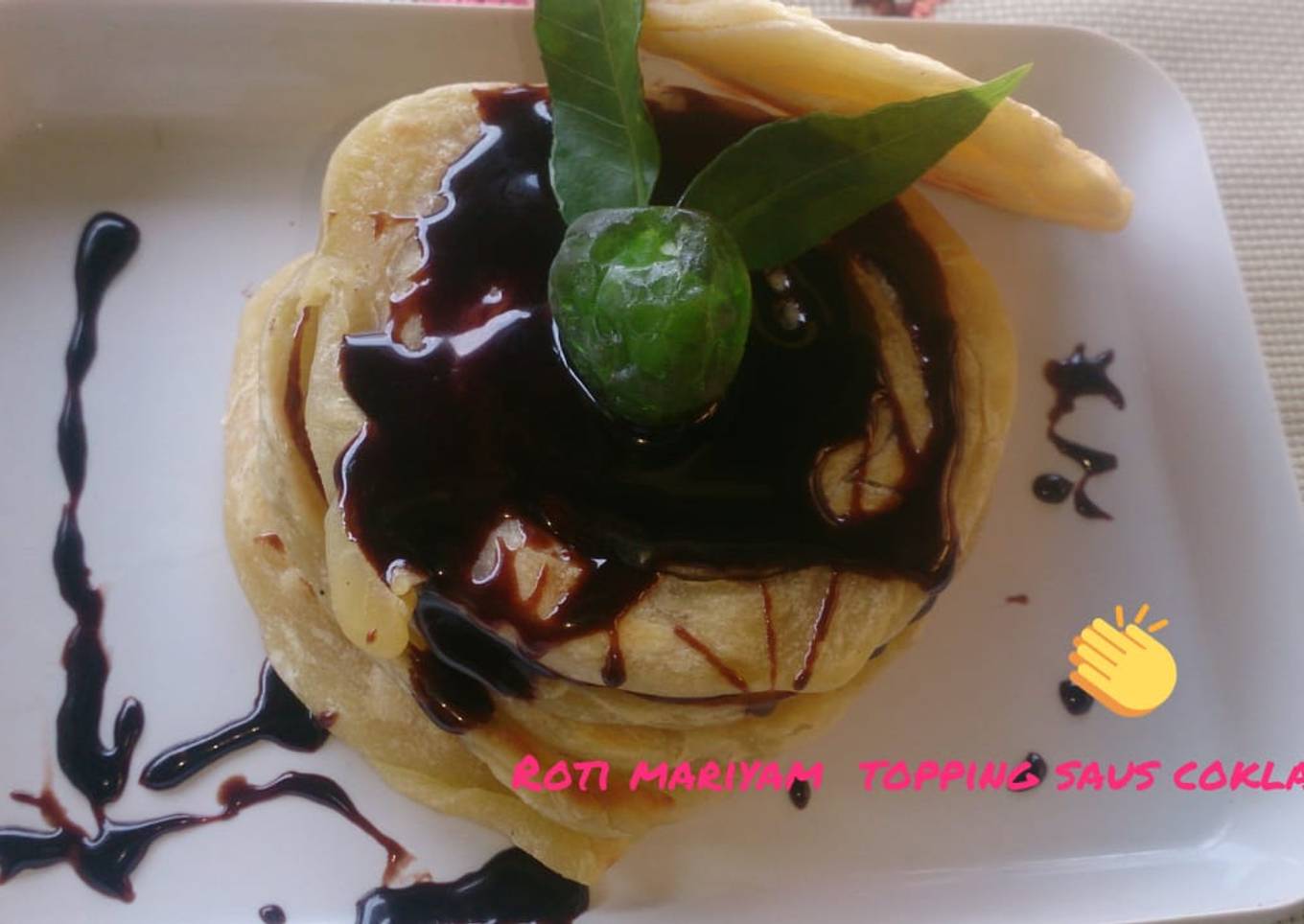 Roti maryam siram coklat