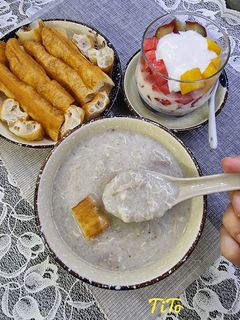 Hình của món Cháo sườn.