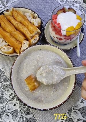Hình của món Cháo sườn.