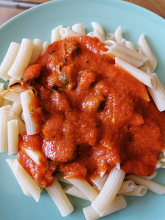 Una foto de Pasta con mejillones